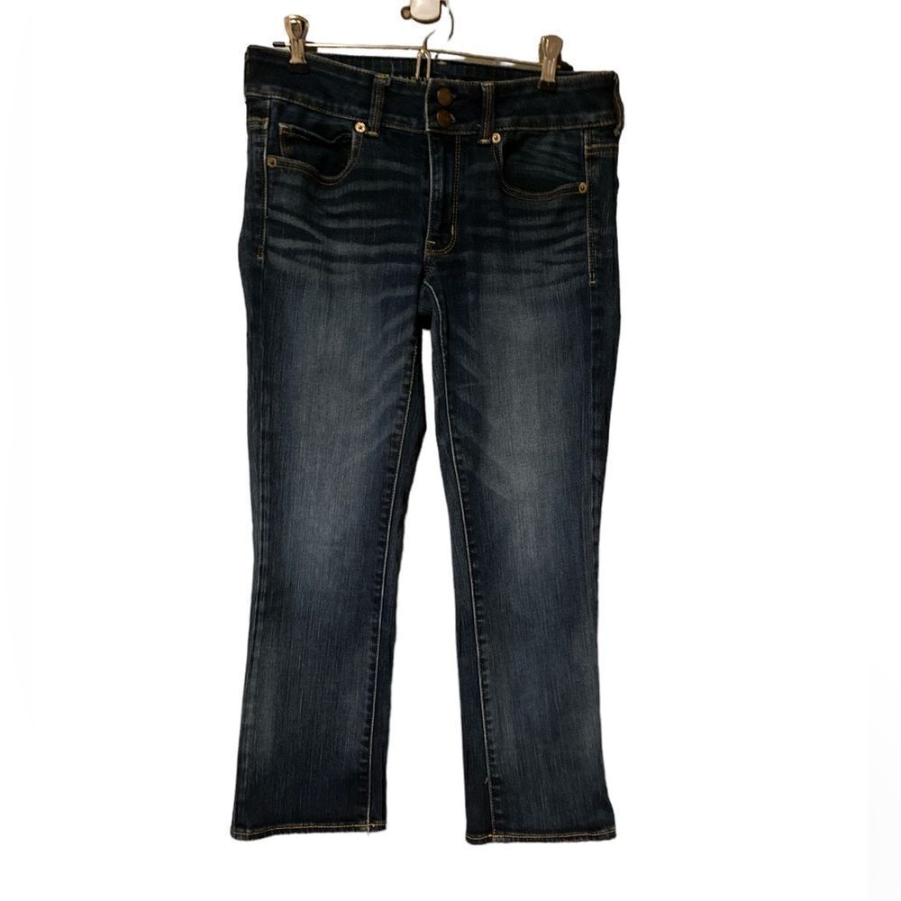 American Eagle Super Stretch Artist Crop Jeans Size 6